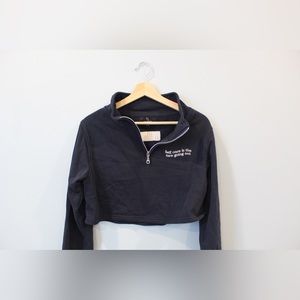 “Self care” crop sweatshirt